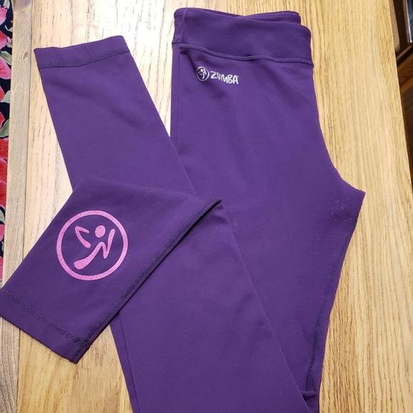 GUC Zumba XS Compression dance leggings mid rise full length - Picture 2 of 10